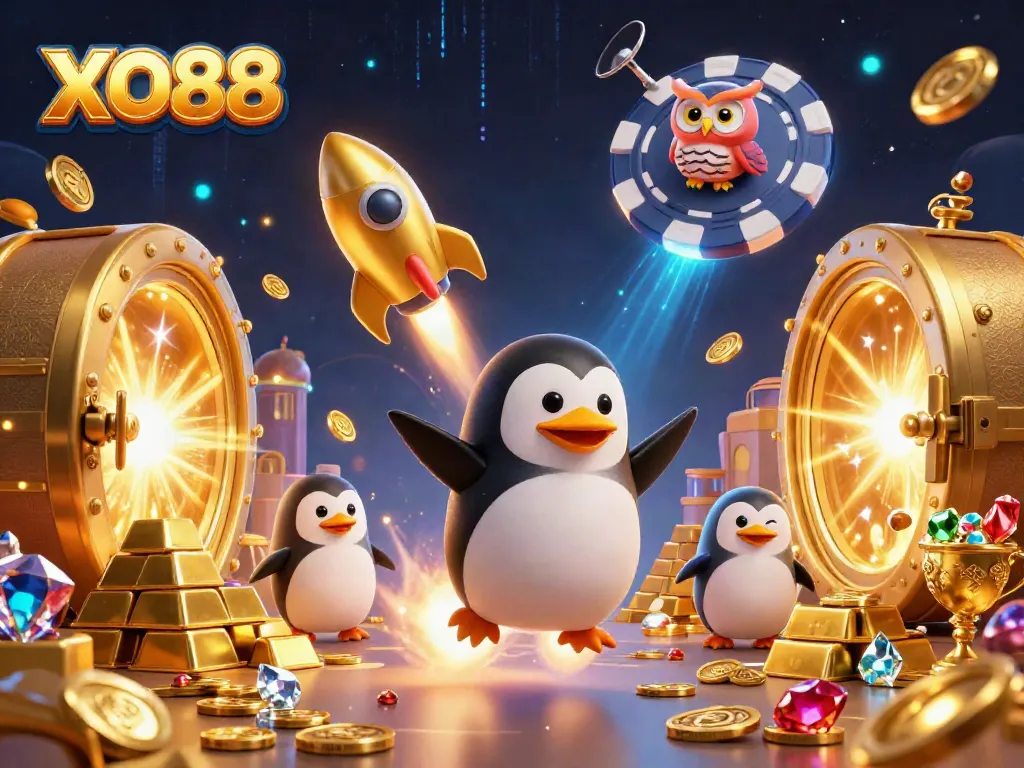 XO88 players blast through space, winning riches and jackpots in a thrilling gaming adventure.