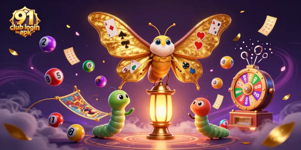 Play exciting games on 91 club login apk with vibrant lottery elements and captivating casino scenes.