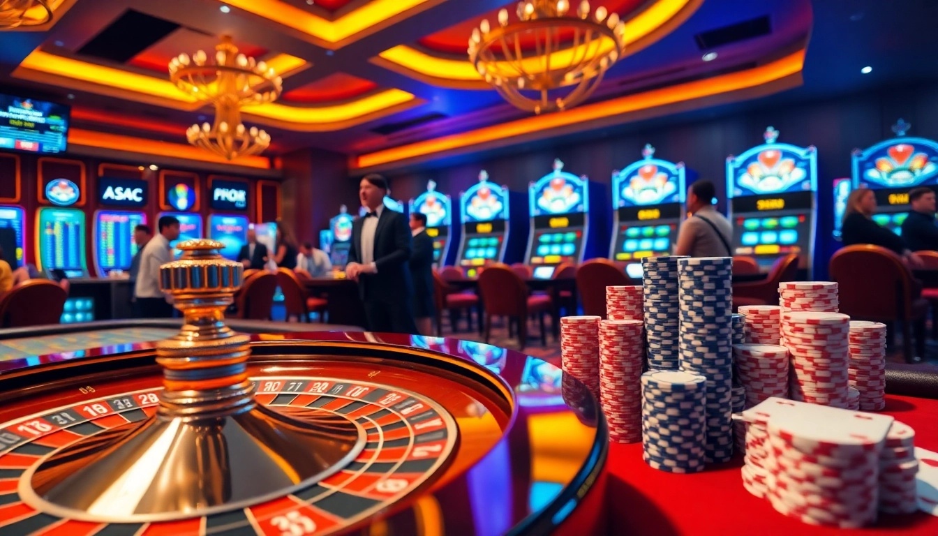 Experience the excitement of gambling at https://topxx88.com/ with a vibrant casino scene full of action.