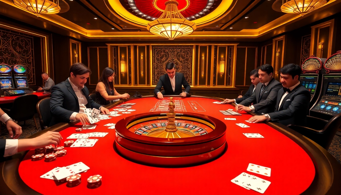 Experience thrilling gameplay at Neo79 with vibrant casino tables and engaging players.