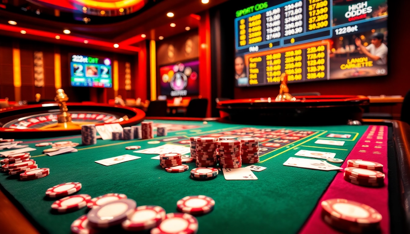 Experience the thrill of winning at 22bet with vibrant casino games and dynamic betting.