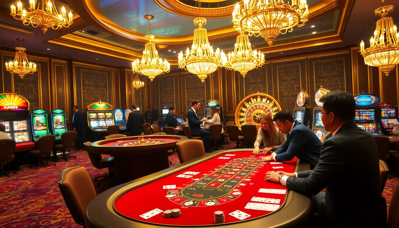 Players enjoying poker at a casino table, highlighting the excitement of uu88 gaming.