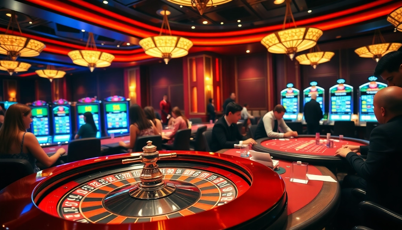 Experience the excitement of j88vip2 with vibrant casino tables and thrilling games.