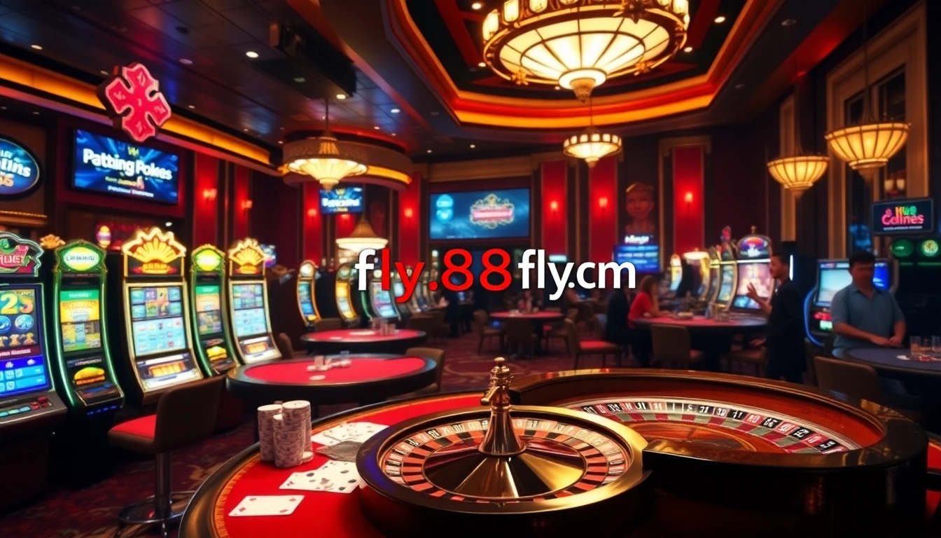 Experience thrilling casino gameplay at fly88fly.com with exciting slot machines and poker action.