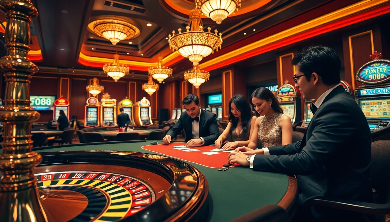 Experience excitement at the five88 poker table as players strategize their winning hands.