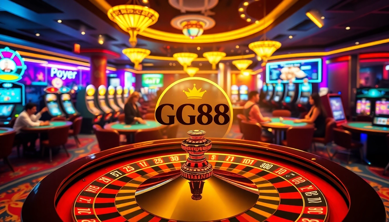 Experience the excitement of GG88 with lively casino games and vibrant betting interfaces.