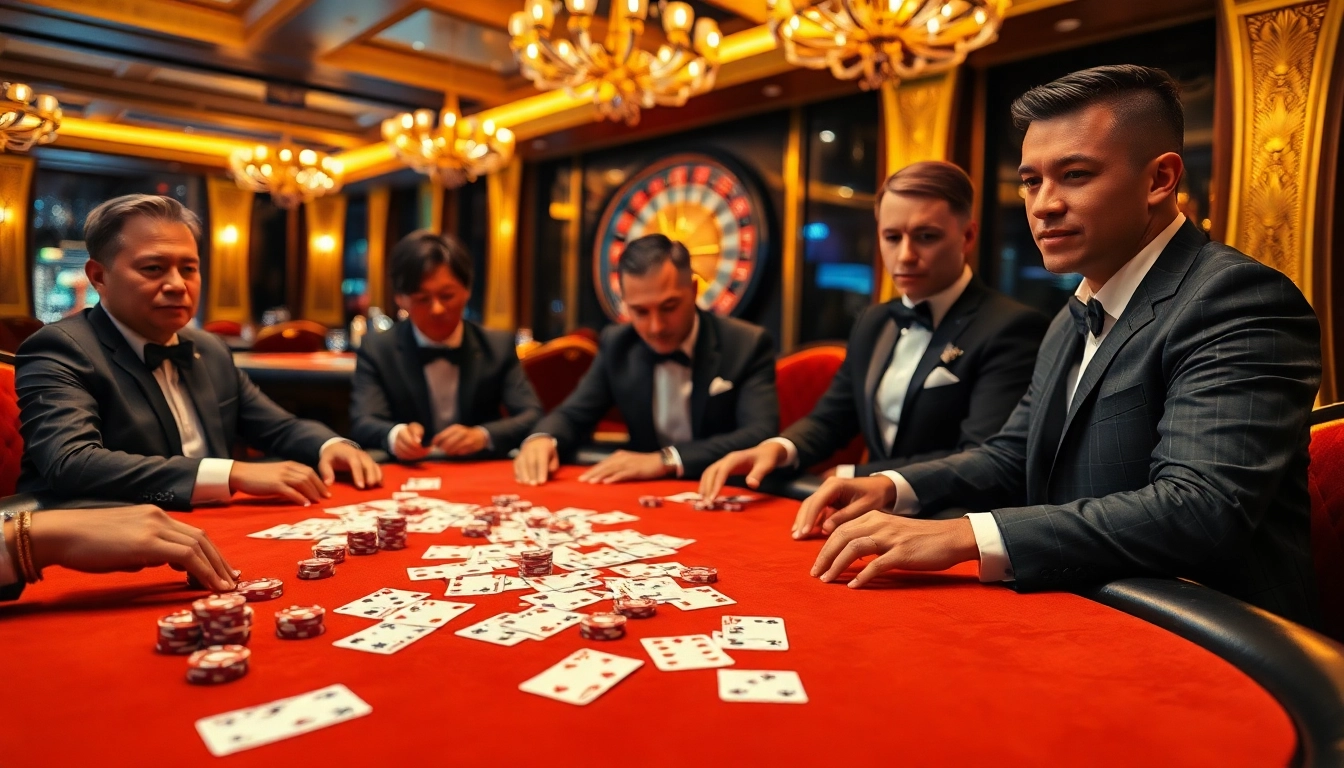 TV88 captivates players at a luxurious poker table, showcasing chips and cards.