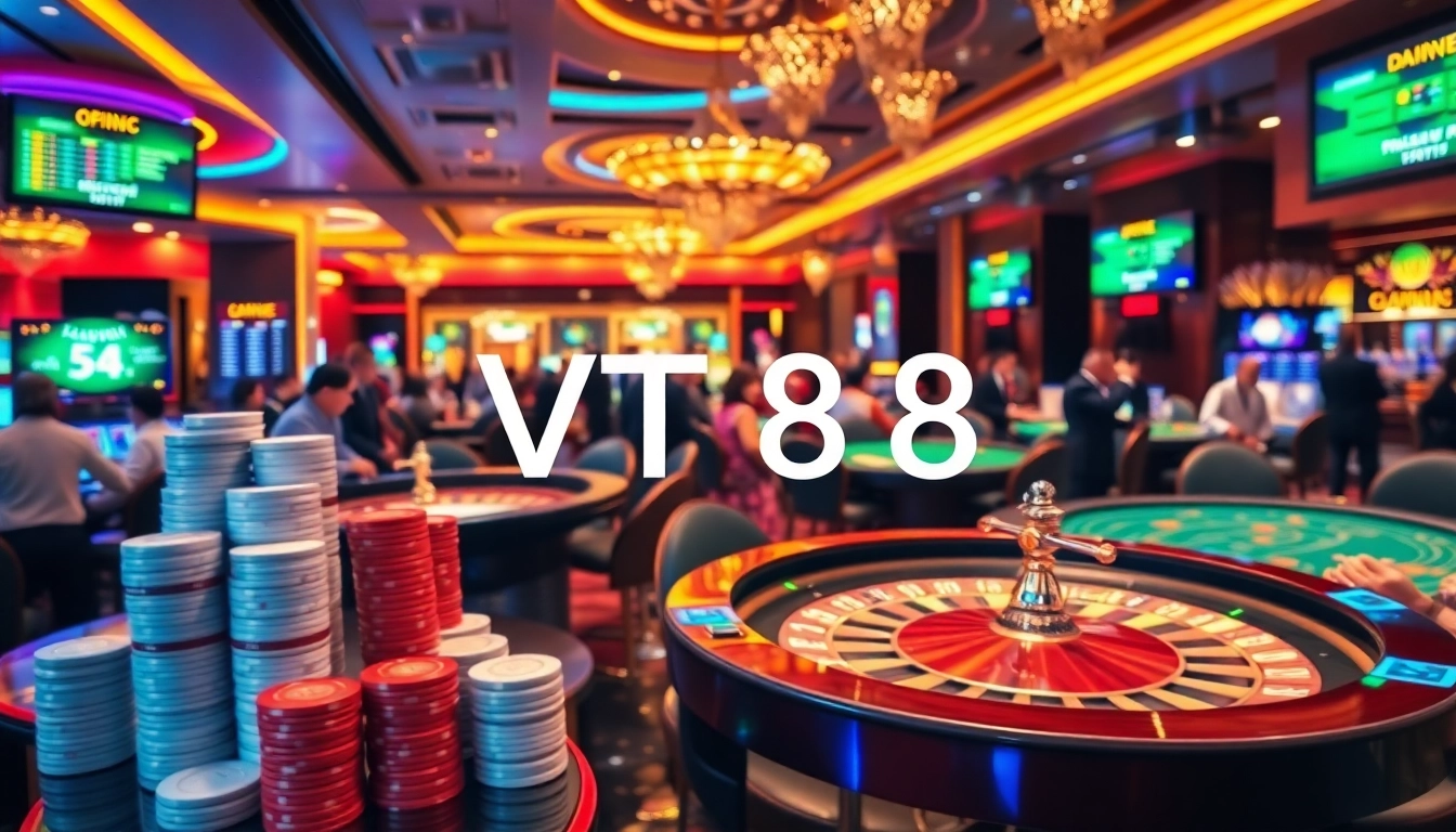 Experience the thrill of gambling at VT 88 with vibrant casino games and attentive players.