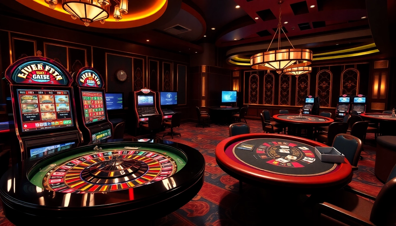 Engaging players at an LC88 live dealer poker table in a luxurious casino setting.