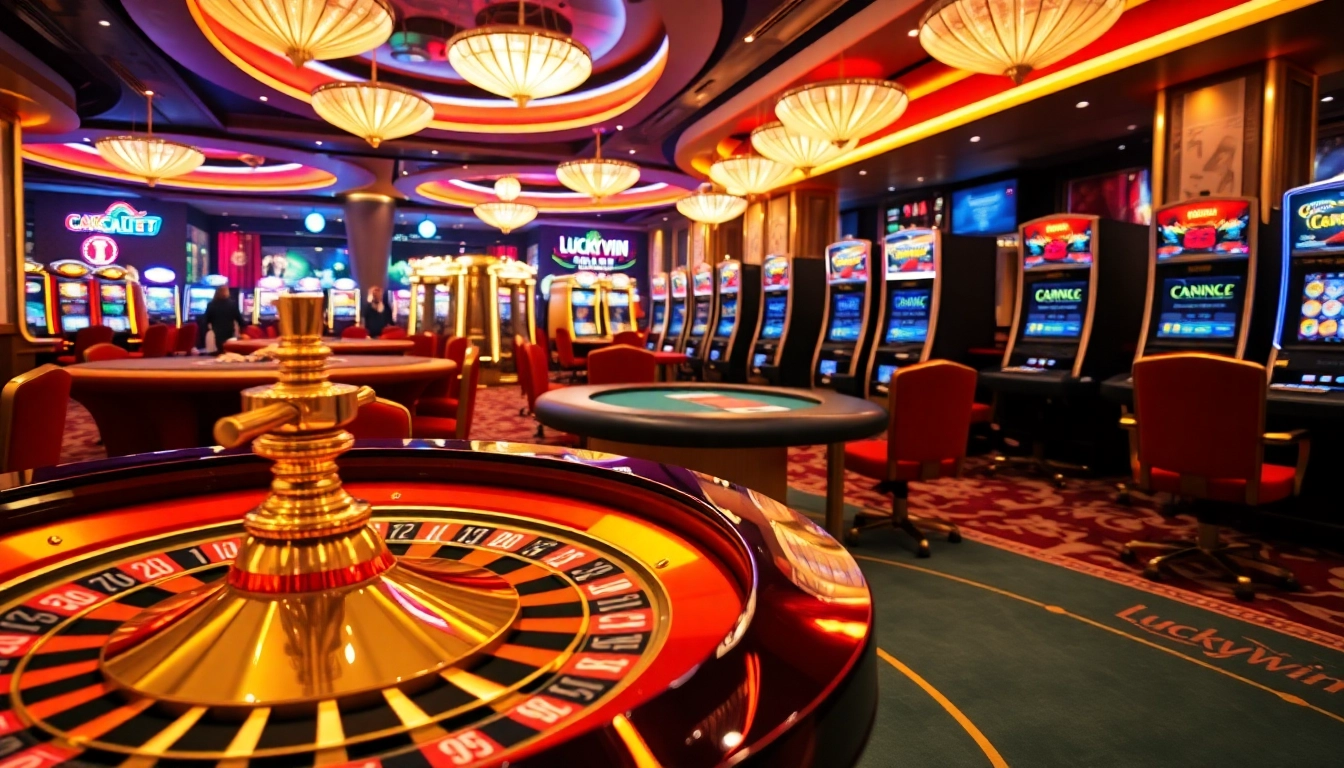 Experience the thrill of Luckywin casino with exciting games and vibrant atmosphere.
