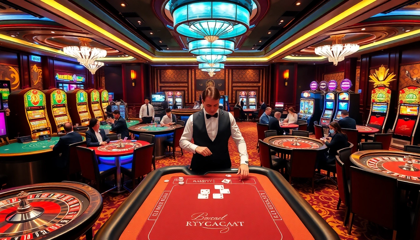Experience the vibrant gaming atmosphere at https://23win.ryukyu/ with thrilling poker and roulette tables.