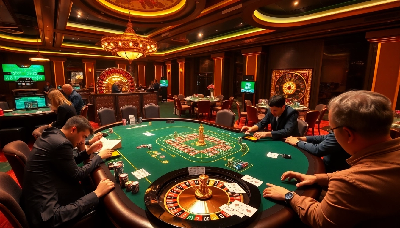 Experience thrilling gameplay at 789bet with colorful poker chips and vibrant casino atmosphere.