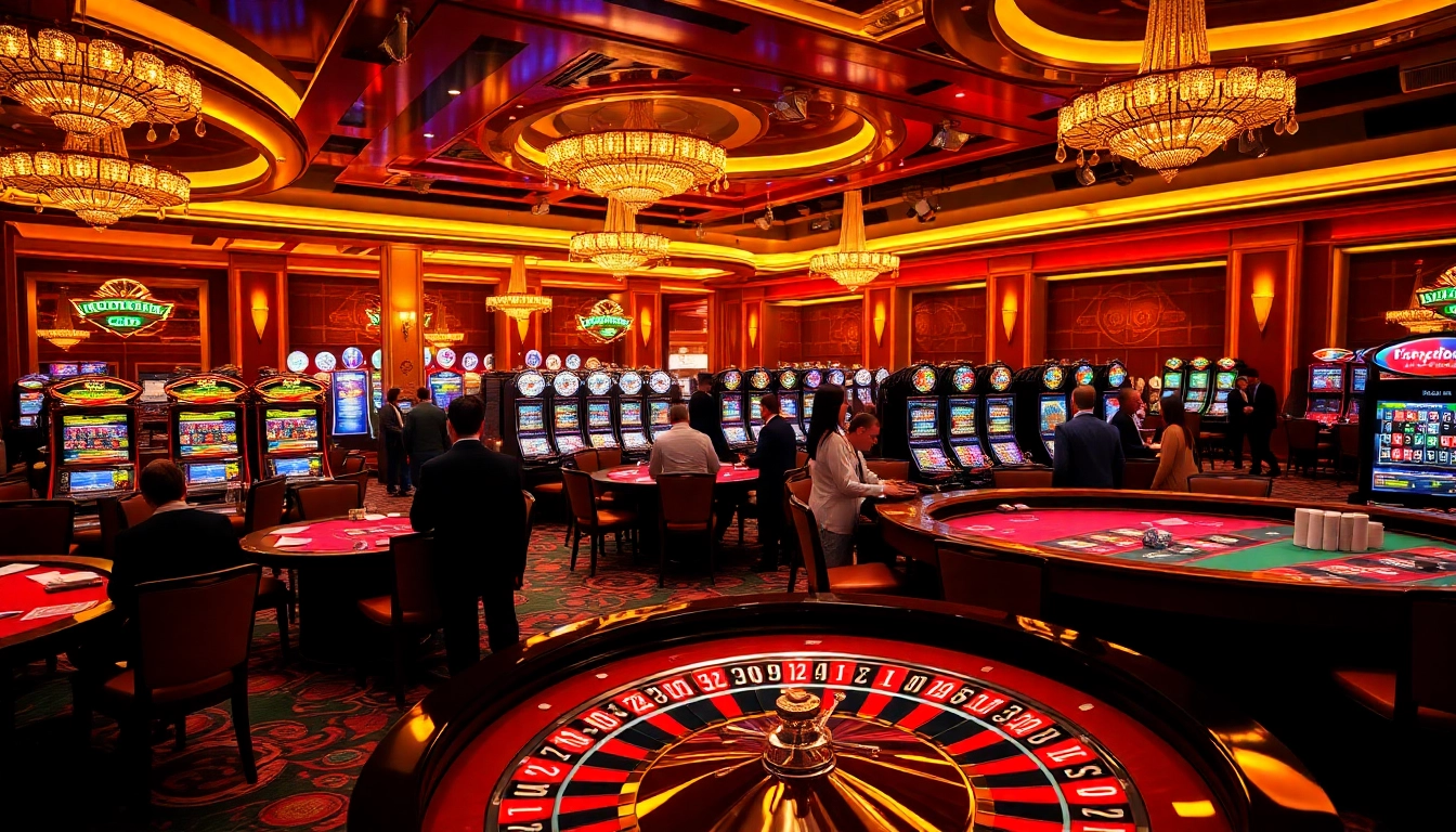 The Hitclub gaming experience featuring lively players at a roulette table in a luxurious casino setting.