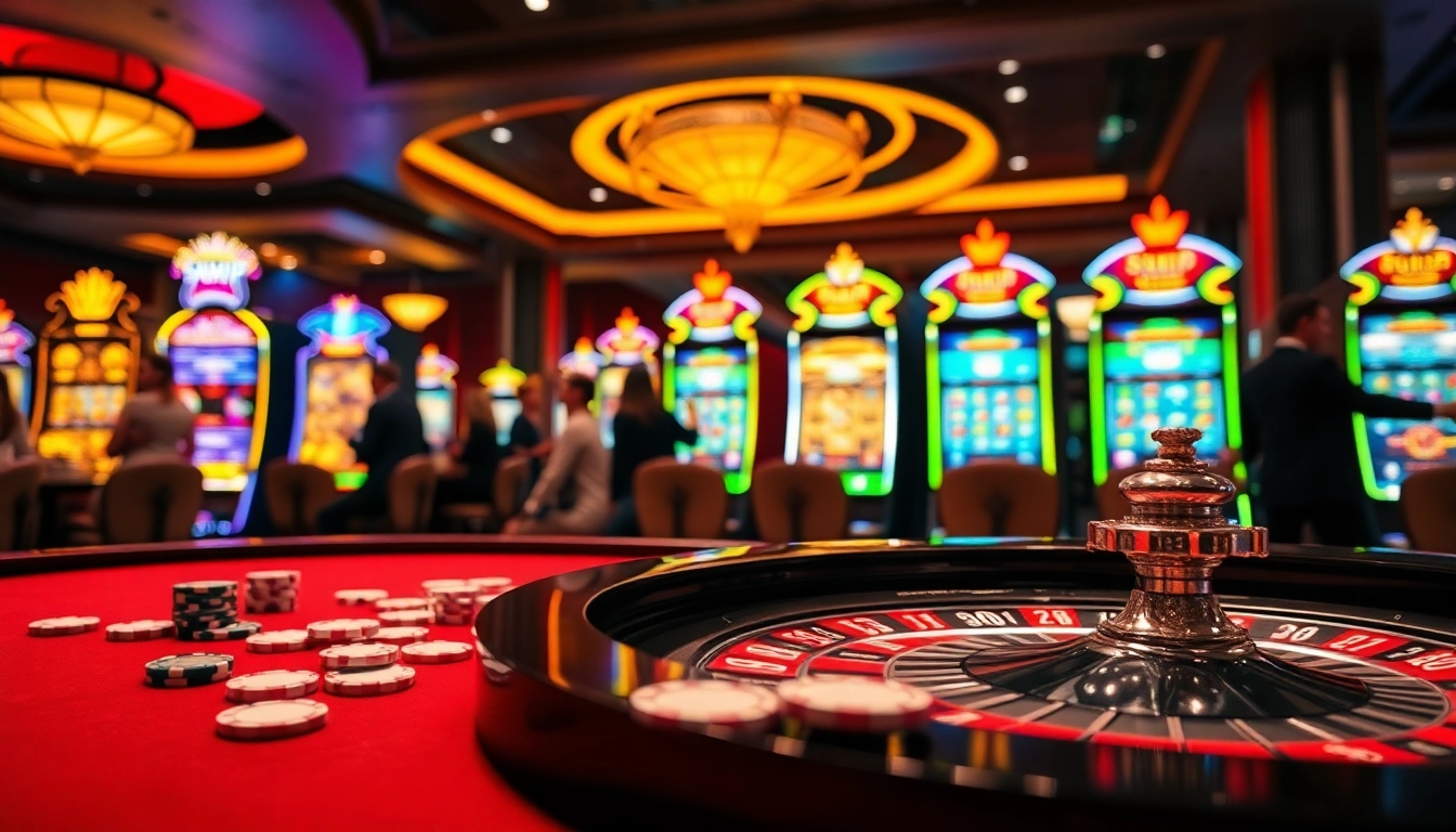 Exciting gameplay at Sumvip casino with vibrant table games and engaged players.
