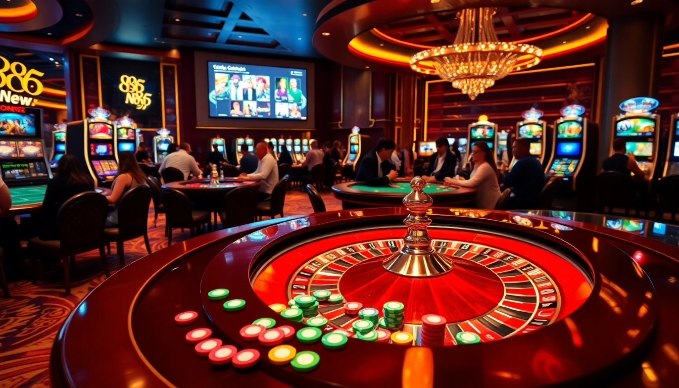 Experience thrilling gaming at 888new casino with vibrant tables and exciting bets.