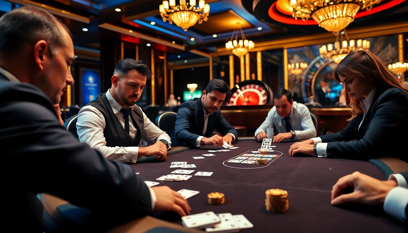 Experience the thrill of betting at 388bet with elite poker players immersed in gameplay.