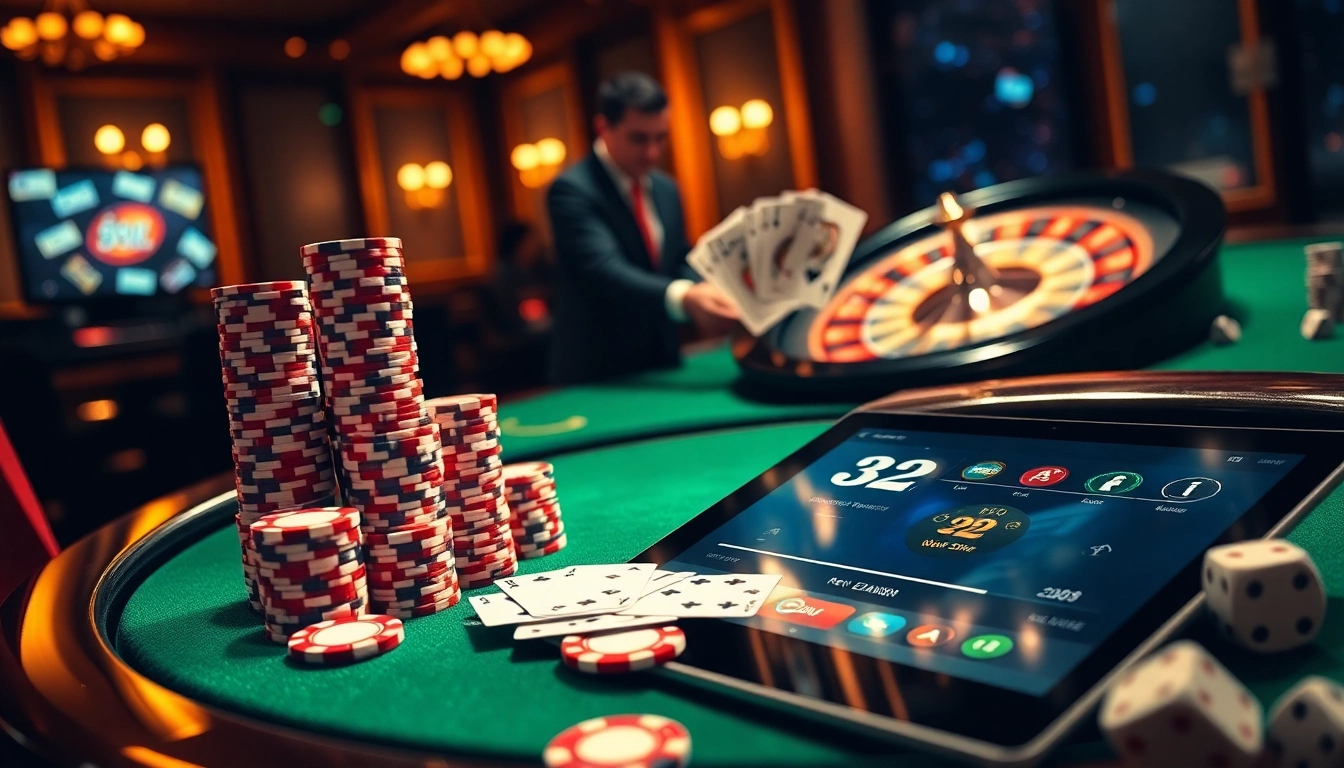 Engage with the excitement of 32Win poker as players enjoy a thrilling casino experience.