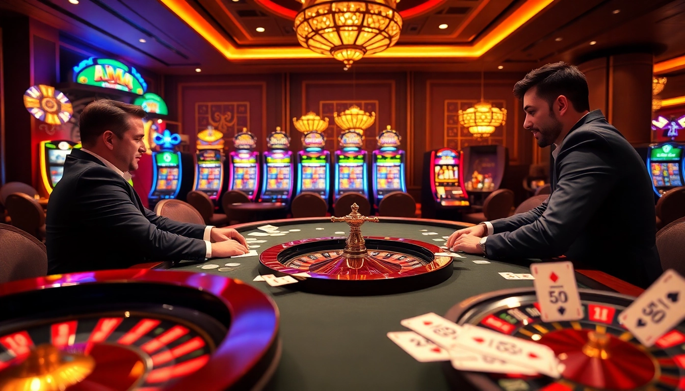 Experience the thrill of poker at https://sumvip.app/ with professional players and vibrant casino elements.