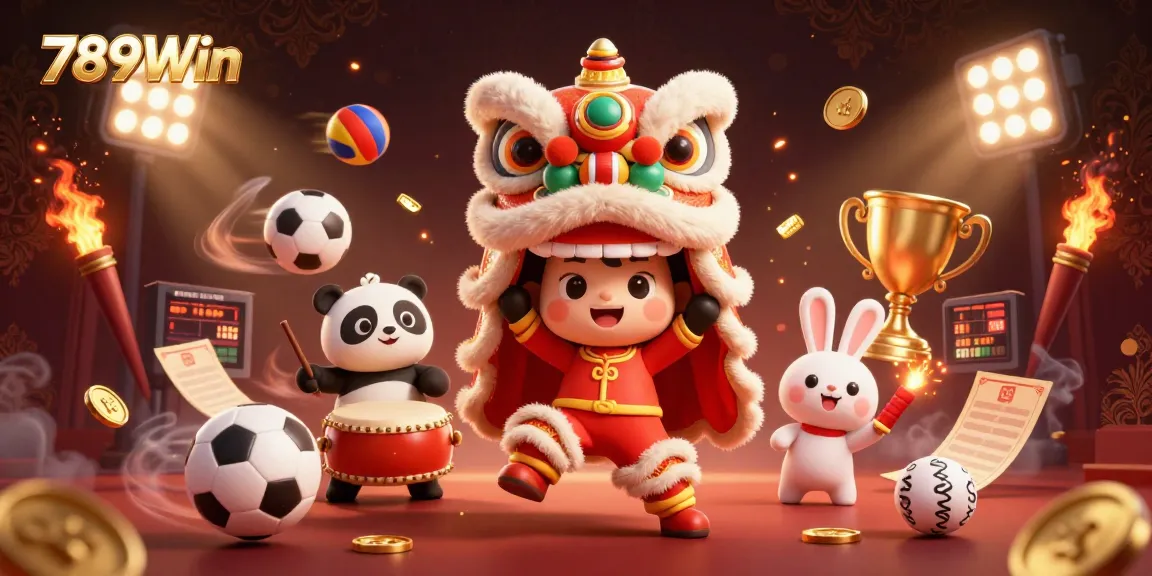 Experience thrilling wins at 789Win with dynamic sports themes and colorful characters illuminating the gaming atmosphere.