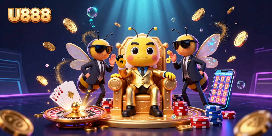 Win big with U888's thrilling games and casino experiences illustrated in a captivating scene.